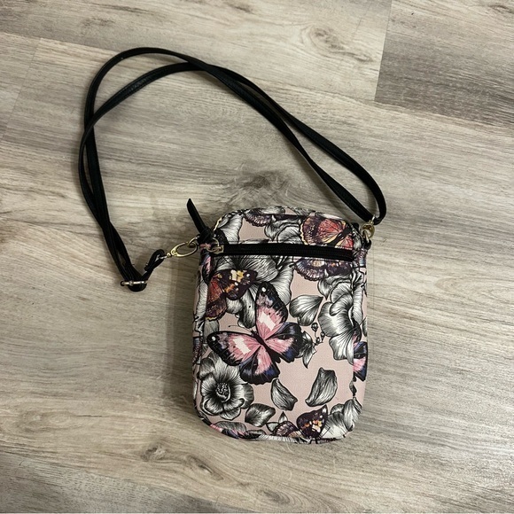 Handbags - Floral Butterfly Floral Crossbody Bag